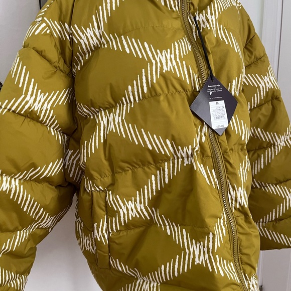 NEW AVA & VIV GREEN DIAMOND LADIES SHORT PUFFER HOODIE JACKET SIZE 2X - Picture 5 of 11